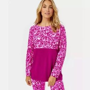 NWOT Lilly Pulitzer Pink Finn Top Sz XXS